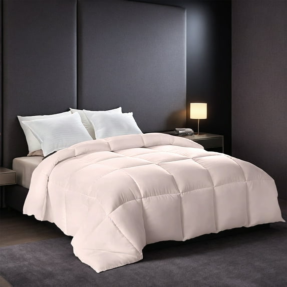 Oversized Plump Thick Duvet - Pink enhanced warmth with skin-friendly comfort Perfect for cozy bedrooms & luxury hotels. Machine washable. Ideal Christmas gift
