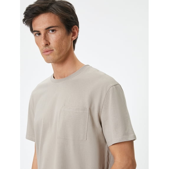 Oversized Pocket Detail T-Shirt
