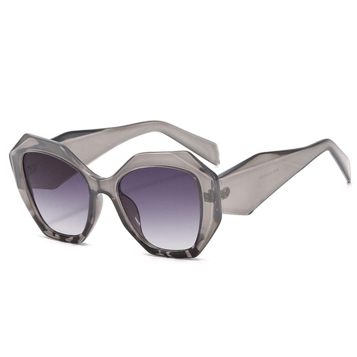 Oversized Gradient Sunglasses UV400 Oversized Cat Eye  display picture 3