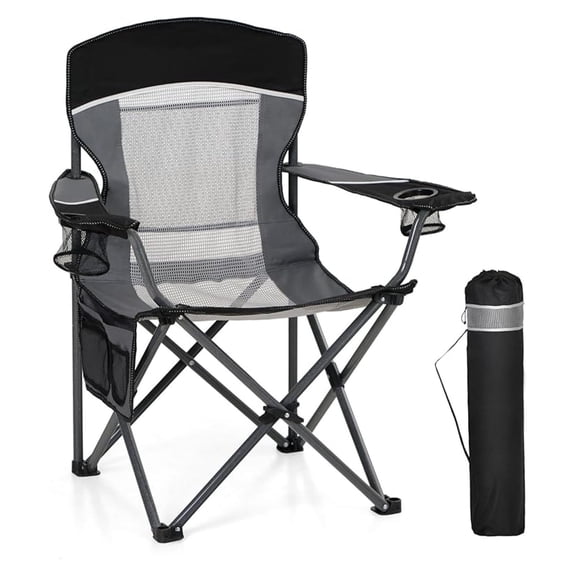 Oversized Portable Mesh Camping Folding Chair XYT