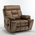 thumbnail image 1 of Oversized Power Lift Recliner Chair with 26" Extra-Wide Seat and Cup Holders, Electric Lounge Sofa Chair with Massage and Lumbar Heating for Big Elderly Adults, Antique Brown, 1 of 9