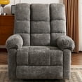thumbnail image 1 of Rhevoy Power Lift Recliner with Massage, Heat, and USB for Adults, Gray Faux Leather Lift Chair, 1 of 9
