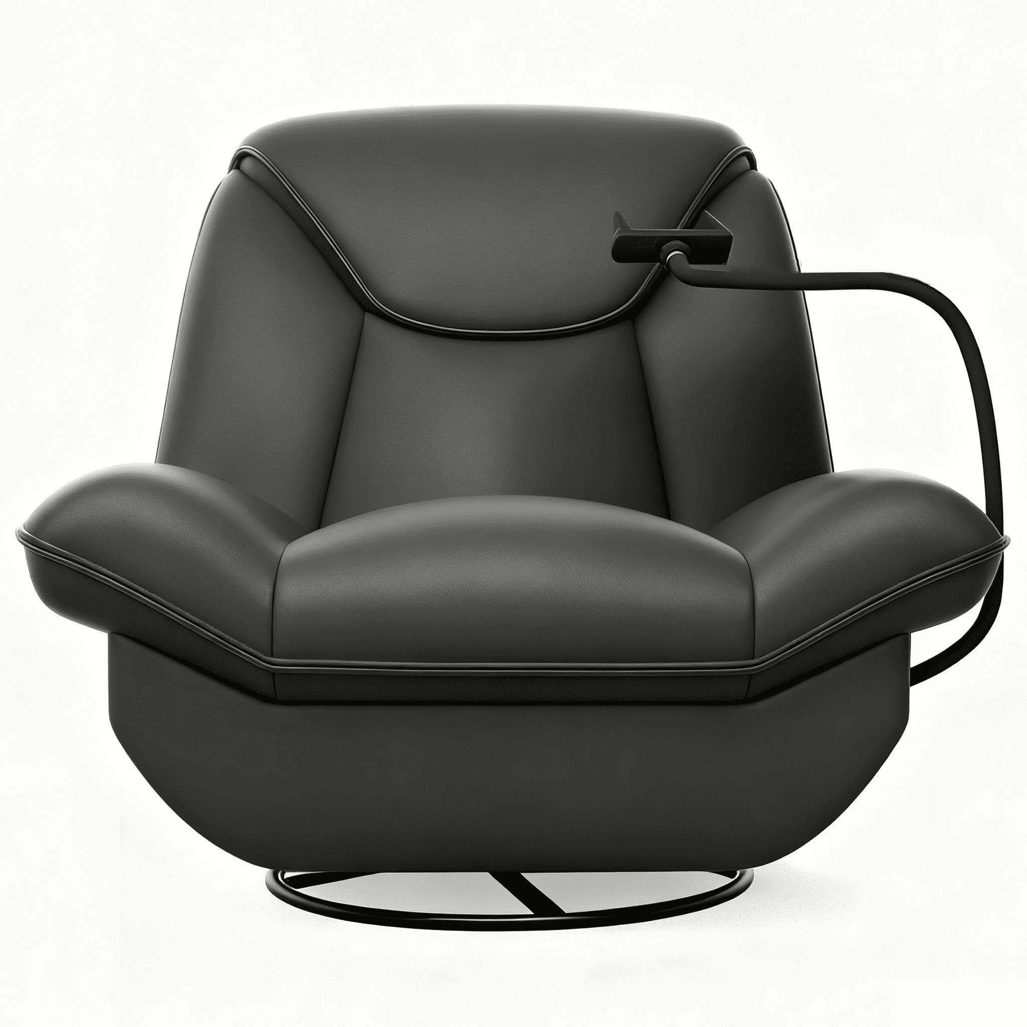 Oversized Power Recliner Chair with Voice Control, Swivel Glider and Bluetooth Speakers, Gray