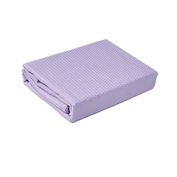 Oversized Purple Cooling Blanket 39x47 Inch Bamboo Silk Throw Breathable All Season Bed Cover Double Layer Design All Season