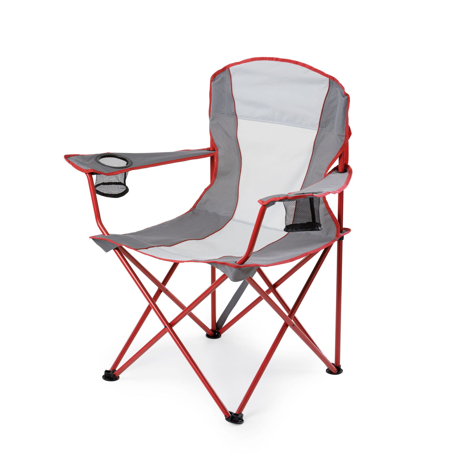 Oversized Quad Folding Outdoor Camp Chair Brilliant Red