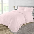 thumbnail image 1 of Oversized Queen Size Microfiber Duvet Cover Trimmed Ruffle Ultra Soft & Breathable 3 Piece Luxury Soft Wrinkle Free Cooling Sheet (1 Duvet Cover with 2 Pillowcases, Pink), 1 of 6
