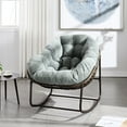thumbnail image 1 of Oversized Rattan Rocking Chair for All | Great for Indoor and Outdoor Recreation | Meticulously Woven Rattan for Durability | Solves the Problem of Inadequate Seating for Everyone, 1 of 7