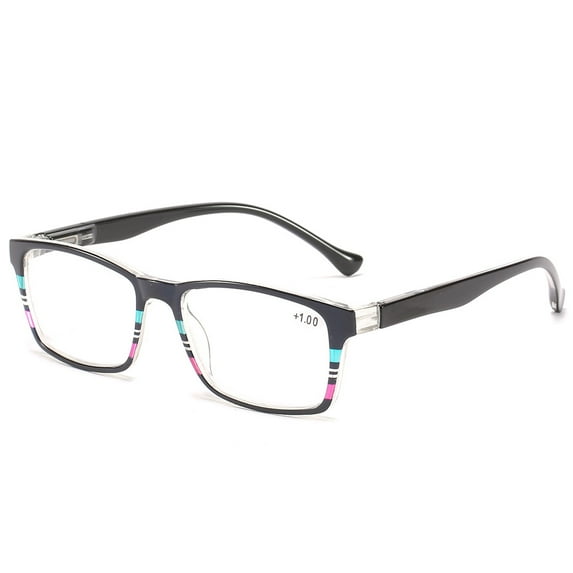 Oversized Reading Glasses Square Rectangular Presbyopic glasses PC Spring Hinges Readers