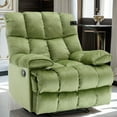 Oversized Recliner Chair 350 lb Weight Capacity, Home Oversized Velvet
