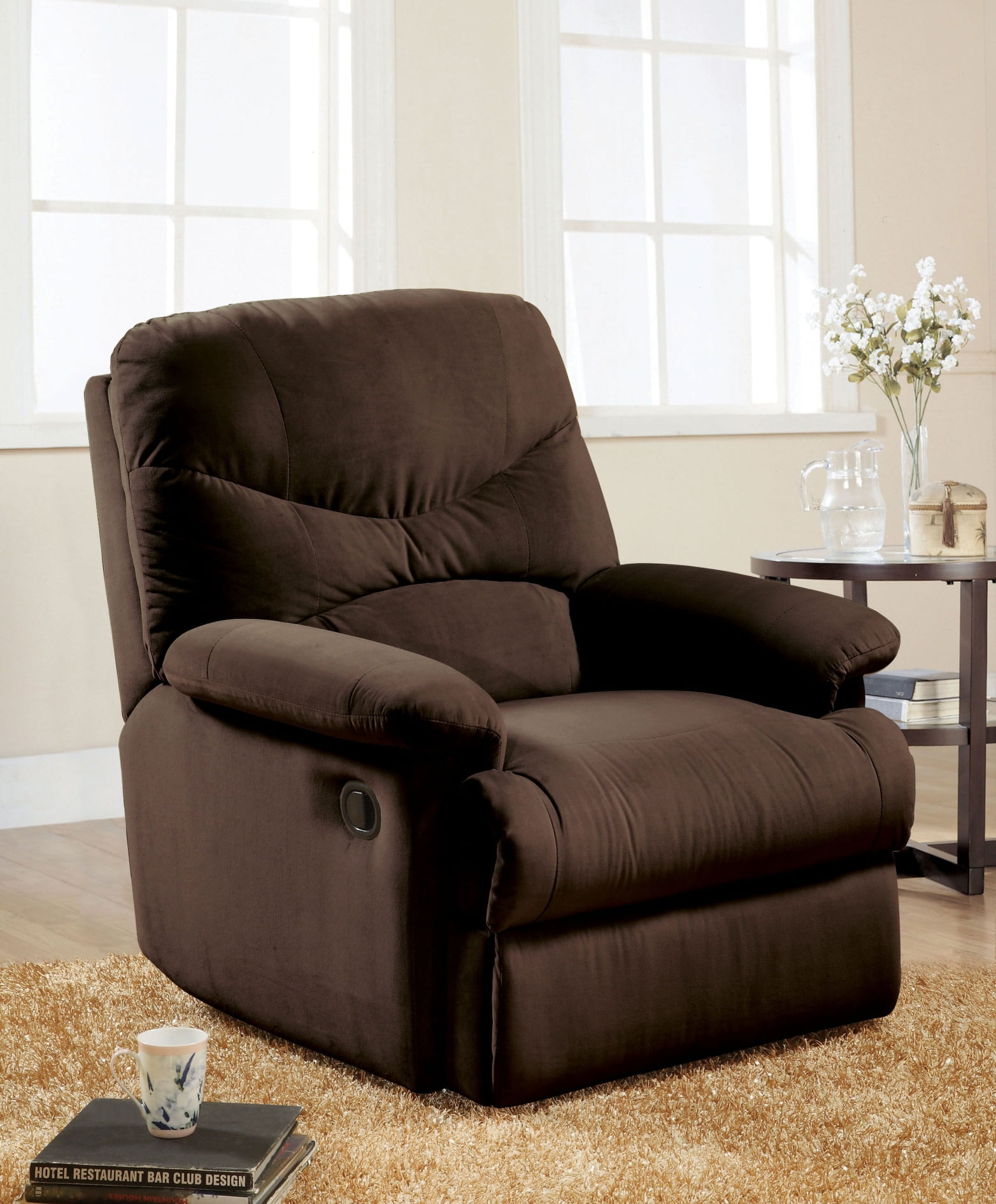 Microfiber oversized recliner hotsell
