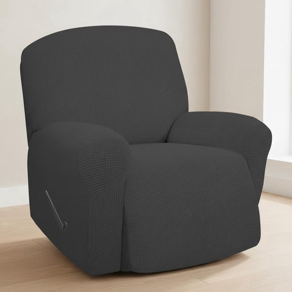 Oversized Recliner Stretch Sofa Slipcover Sofa Cover Furniture Protector Couch Soft with Elastic Bottom, Polyester Spandex Jacquard Small Checks