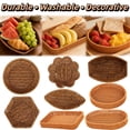 thumbnail image 1 of Oversized Rectangular Imitation Vine Storage Basket, Plastic Rattan Fruit and Vegetable Tray for Household Organization, Durable Bread and Candy Tray, AKLJWH, 1 of 6