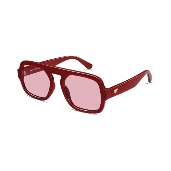 Retro Oversized Aviator Sunglasses Square Vintage Trendy Unisex Retro Oversized Aviator Sunglasses for Women Men, Vintage  main image 2