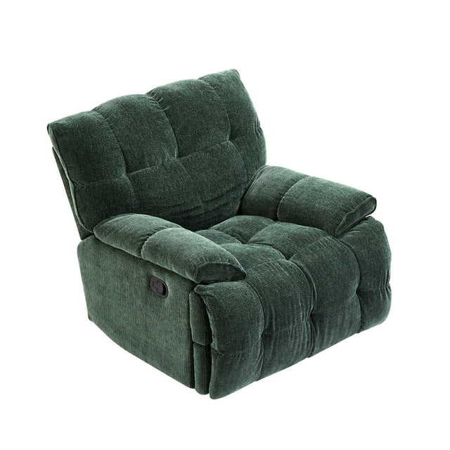 Oversized Rocker Recliner Chair for Adults, Ergonomic Glider 360 Degree