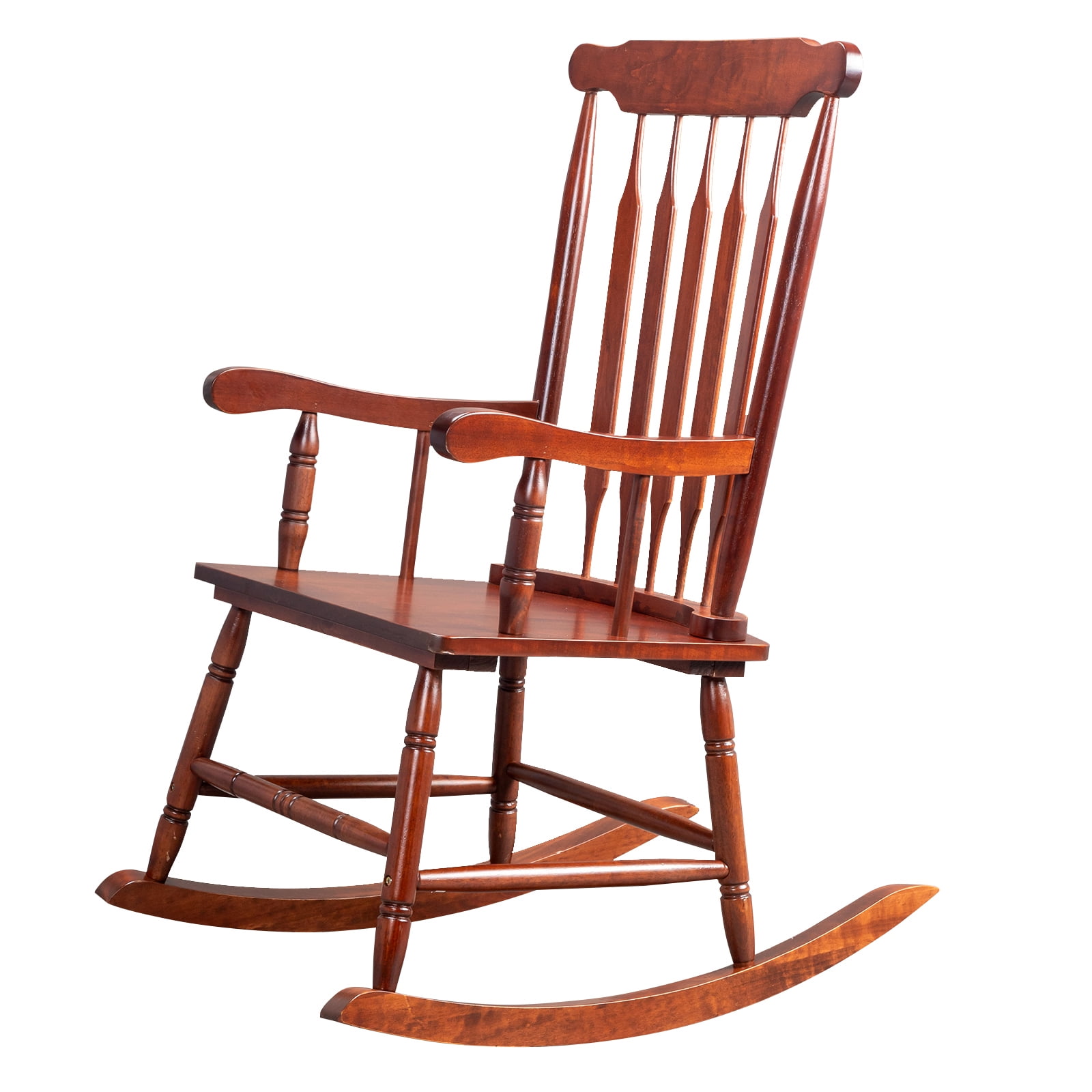 Oversized Rocking Chair, Solid Wood Outdoor Rocking Chair, Porch Rocker ...