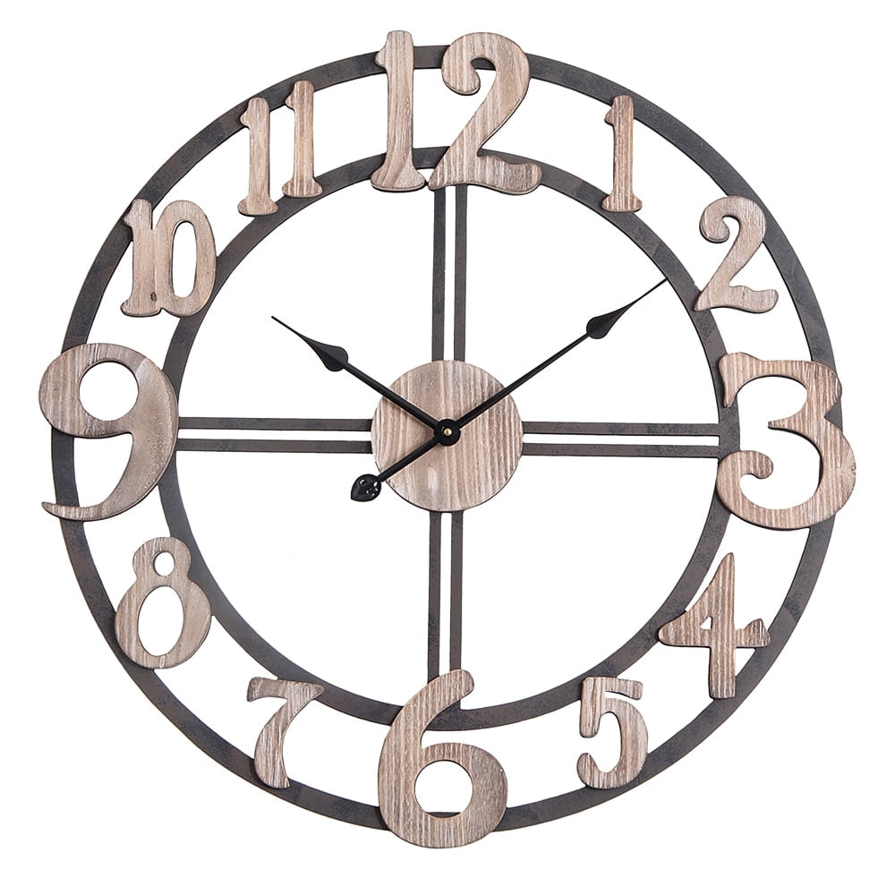 Oversized Roman Round Wall Clock -28