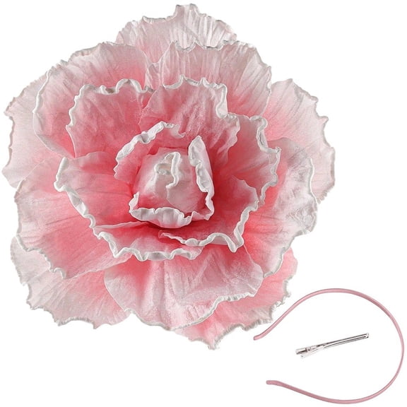 Oversized Rose Fascinator Headpiece for Weddings, Cocktails, and Special Events