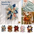 thumbnail image 1 of Oversized Seasonal Quilted Door Bow DIY Sewing Kit – Patchwork Fabric Wreath Craft for Thanksgiving Front Door, Easy Beginner Sewing Project with Farmhouse Charm, 1 of 7