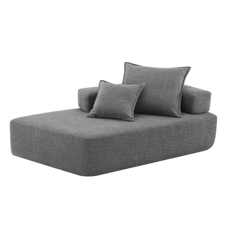 Oversized Sectional Sofa, Foam-Filled Compressed Convertible Modular Couch Module with Pillows for Living Room Apartment Office