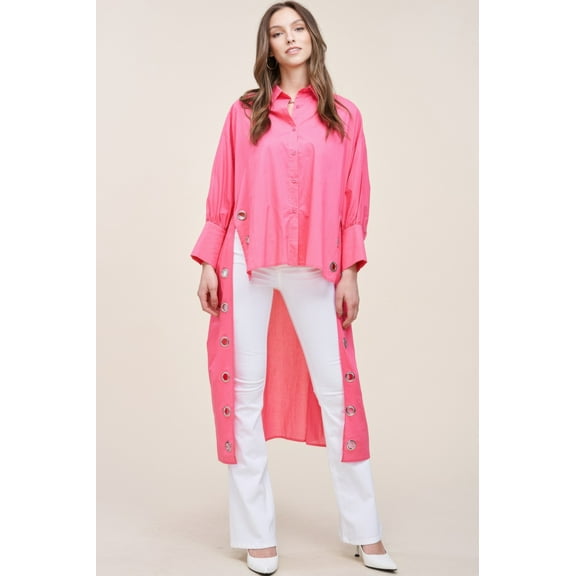 Oversized Shirt With Long Back