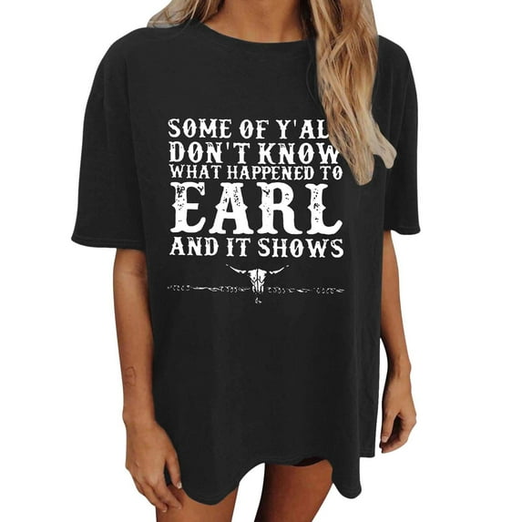 Oversized Shirts for Women Vintage Country Music Cowboy Graphic Short Sleeve Tees Casual Trendy Relaxed Fit Workout Tops Z003-Black XXL
