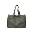 thumbnail image 1 of Oversized Shoulder Bag 13.39x11.02x4.72in PU Large Capacity Tote Brown Gray Red Black Purple Green Work Bag Roomy Satchel Commuter Carryall Big Everyday Bag Travel Spacious Essential​, 1 of 6