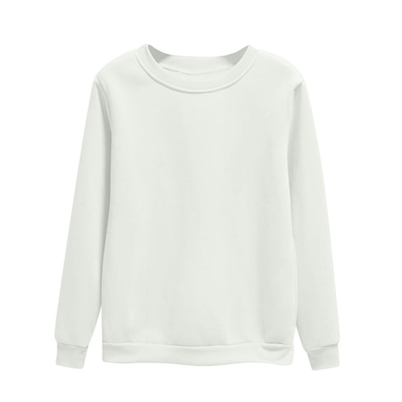 Oversized Solid Crewneck Sweatshirt Women Fall Casual Long Sleeve Pullover Tops Fashion Sweatshirts Fall/Winter Clothes Y2k Tops