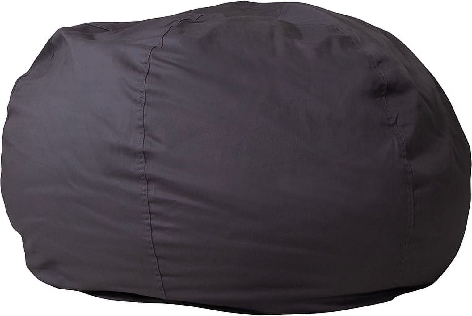 Oversized Solid Gray Bean Bag Chair for Kids and Adults Walmart