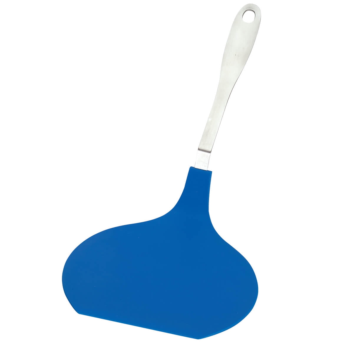 Blue Silicone and Stainless Steel Oversized Turner