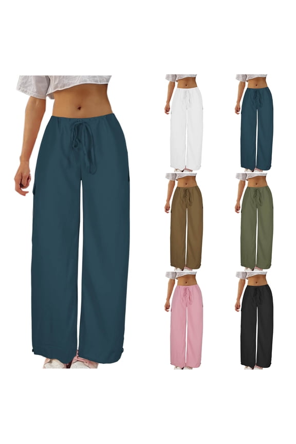 Oversized Sports Pants Women's Casual Daily Loose Fit Solid Color Lounge Pants Sweatpants Joggers Athleisure Wear Relaxation Gifts for Women | CSEONE,Navy XL