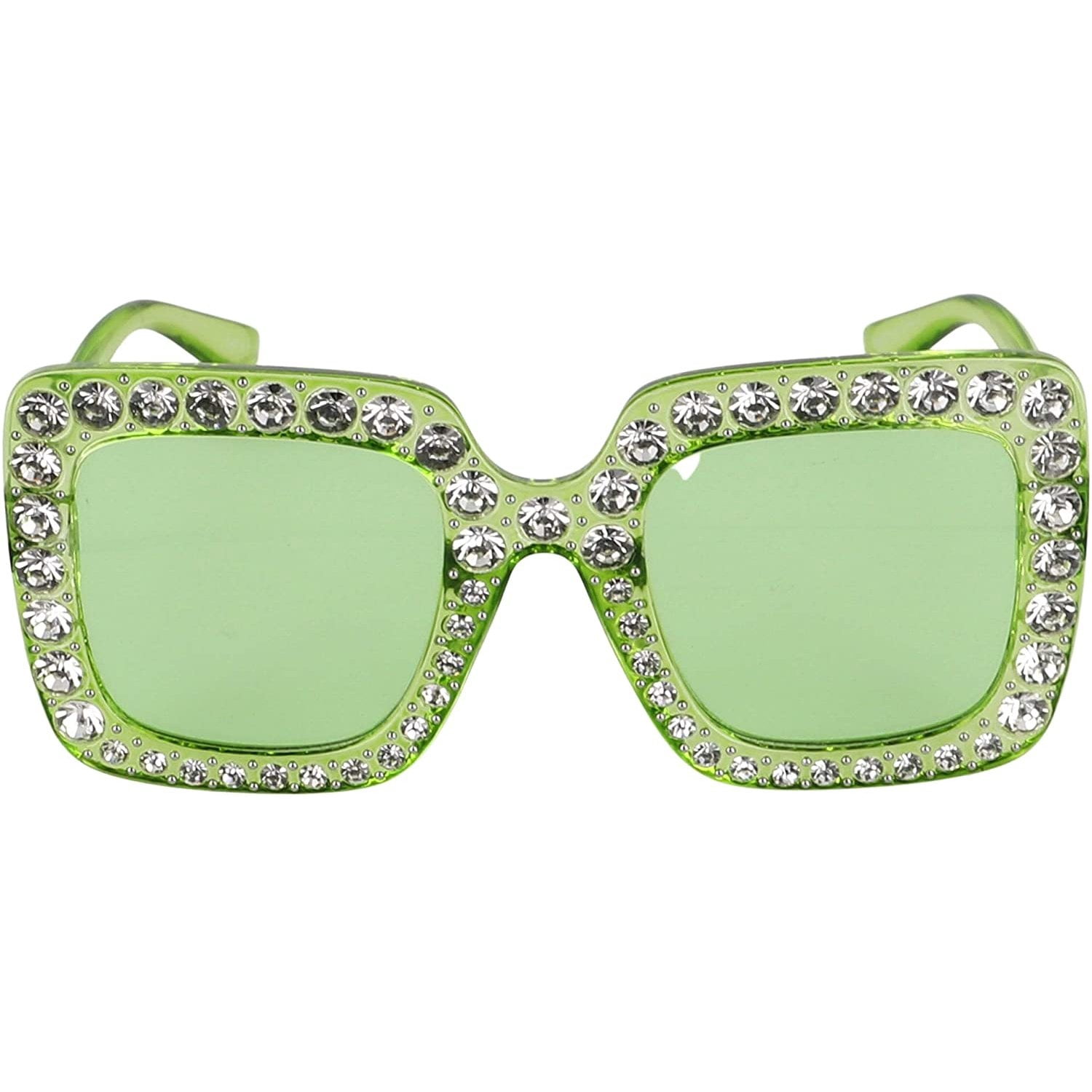 Oversized Square Frame Bling Rhinestone Crystal Design  display picture 3