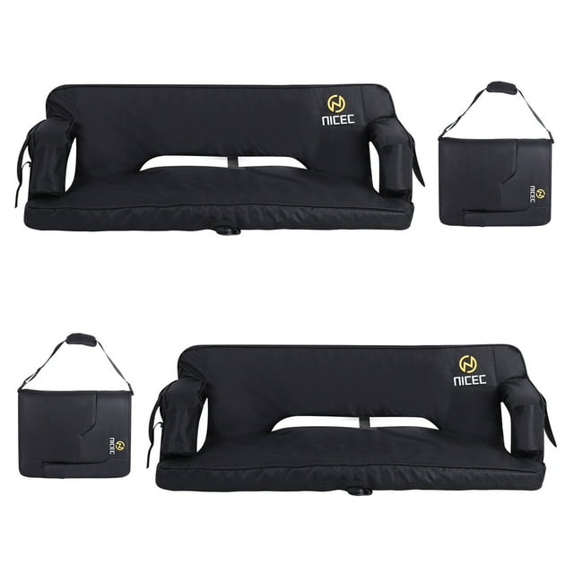 Oversized Stadium Seats with Back Support, Bleacher Seats, Stadium Chairs with Back and Cushion