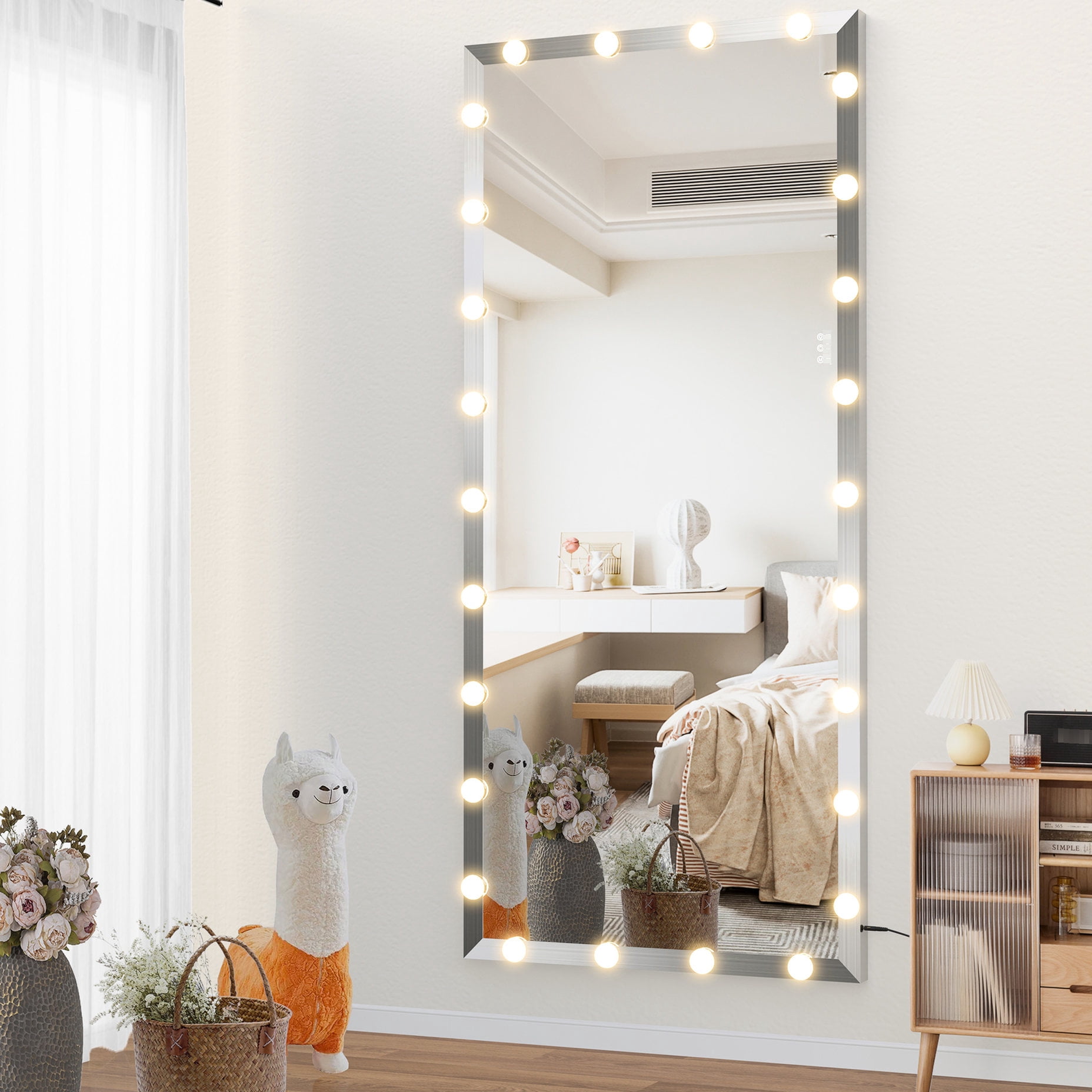 Oversized Standing Vanity Mirror | Applicable to Bathroom and Bedroom