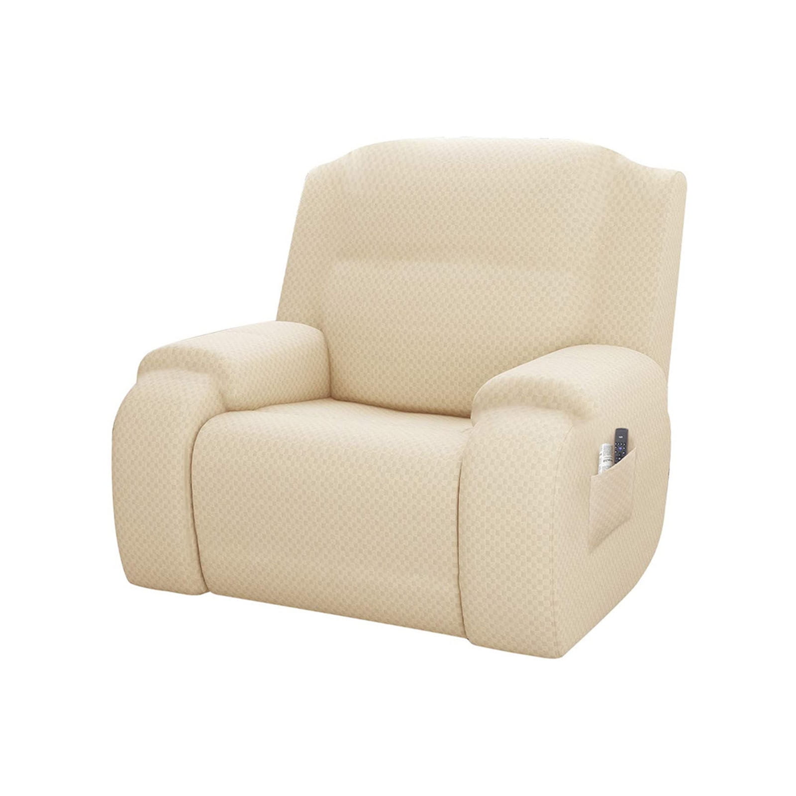 Oversized Stretch Sofa Slipcover for Manual Electric Recliner Chair Cover 4 PCS Recliner Cover Non slip Soft Reclining Furniture Protector Beige Walmart