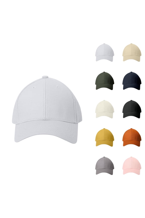 Oversized Structured Baseball Cap for Big Head Adjustable Dad Hat for Men Women