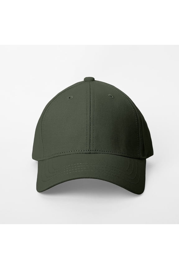 Oversized Structured Baseball Cap for Comfortable Fit Unisex Adjustable Dad Hat with Wide Bill and High for Everyday Casual Wear, XL, Green