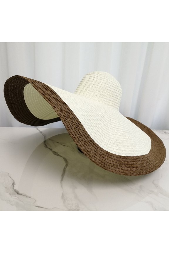 Oversized Sun Straw Hat for Women Floppy Wide Brim Sun Protection Hats