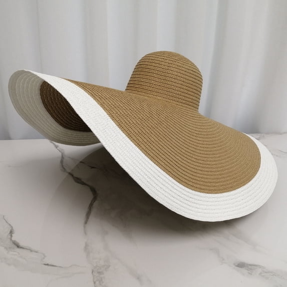 Oversized Sun Straw Hat for Women Floppy Wide Brim Sun Protection Hats