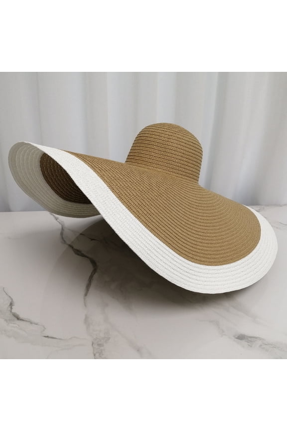 Oversized Sun Straw Hat for Women Floppy Wide Brim Sun Protection Hats