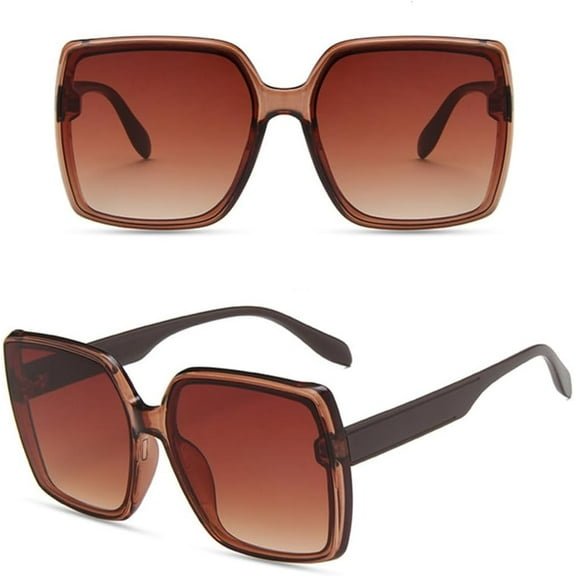 Oversized Sunglasses Women Vintage Sun Glasses Eyewear for Lady UV400 Big Frame, Sunglasses 9922
