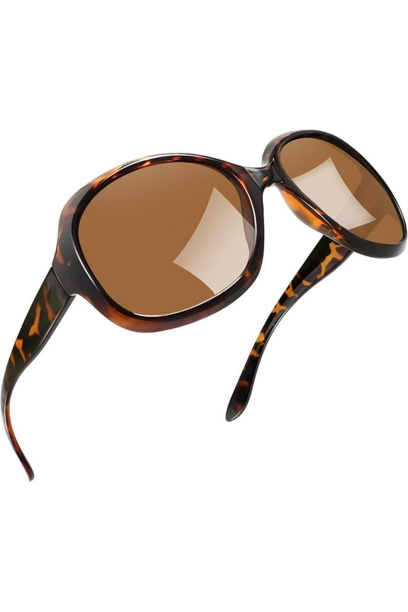 Oversized Sunglasses Womens Trendy Polarized Large Driving Sun Glasses Ladies UV Protective Big Sunnies Shades