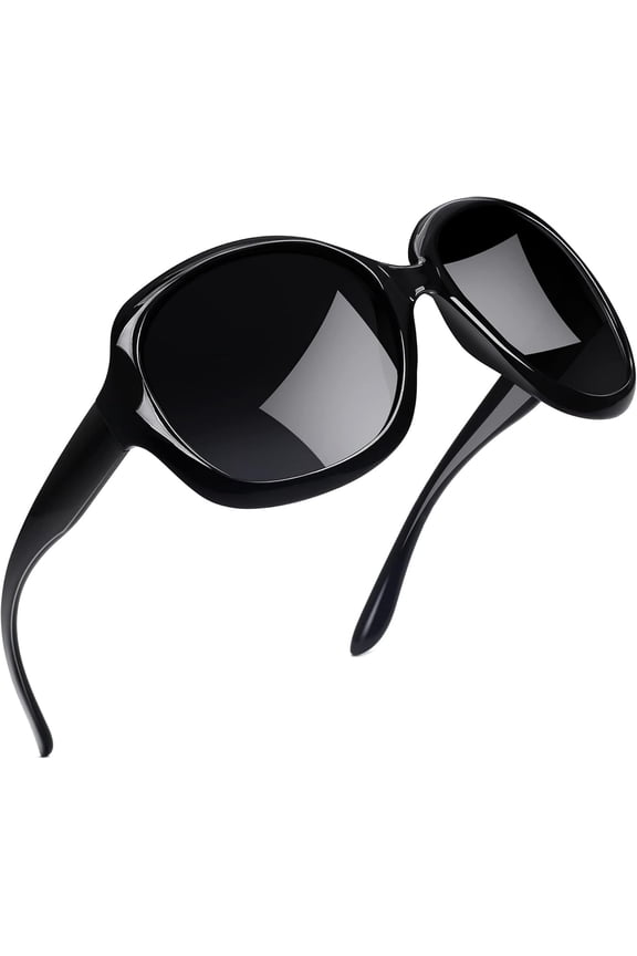 Oversized Sunglasses Womens Trendy Polarized Large Driving Sun Glasses Ladies UV Protective Big Sunnies Shades