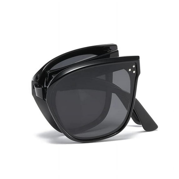 Oversized Sunglasses for Women Men UV Protection (C1 Black Frame/Grey Lens) Mother's Day Gift