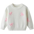 thumbnail image 1 of Oversized Sweaters For Teens Toddler Baby Girl Boy Cable Knit Sweater Cotton Infant Pullover Crewneck Long Sleeve Sweatshirt Fall Winter, 1 of 9