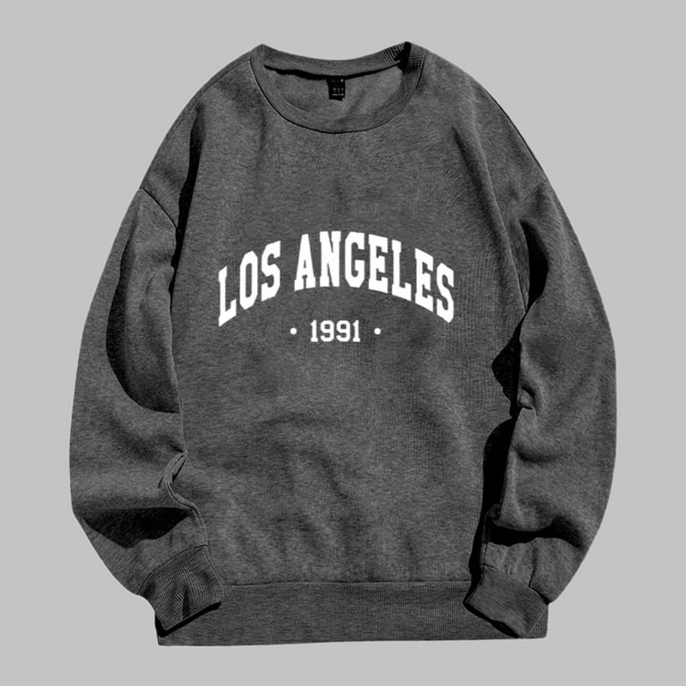 Oversized Sweaters for Women Sweatshirt Long Sleeve Round Neck Top Loose Womens Style Loose Athletic Sweatshirt Solid Color Versatile Sweatshirt for Women Crew Neck Sweatshirts Women Walmart