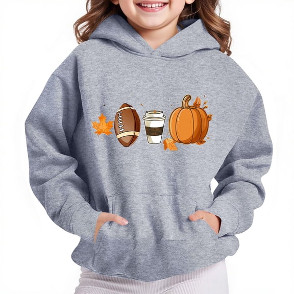 Oversized Sweatshirt for Children Boys And Girls Casual Long Sleeve Hoodies Cute Oversized Fleece Pocket Sweatshirt Tops Fall Fashion Essential Sweatshirt