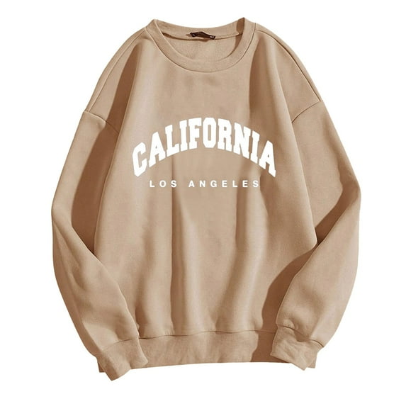 Oversized Sweatshirt For Women Casual Comfortable Graphic Tee Shirts Crew Neck For Everyday Style Tops Clothes With Pocket