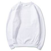 Oversized Sweatshirt Men Long Sleeve Sweater Crew Neck Plain Pullover Loose Fit Blouse Tops Casual Lightweight Solid Sports Leisure Sweatshirts Loungewear