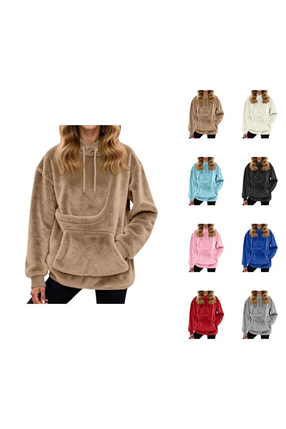 Oversized Sweatshirt Puppy Cat Pocket Hoodie