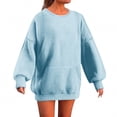 thumbnail image 1 of SHE IS Oversized Sweatshirt for Women Xxl Lightweight Hoodie Women Pullover Womens Pullover Hoodie Womens Long Sleeve Tops Casual Fitted My Orders Placed, 1 of 5